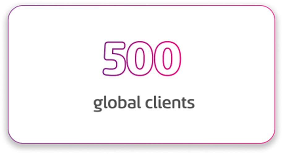 500 global clients
