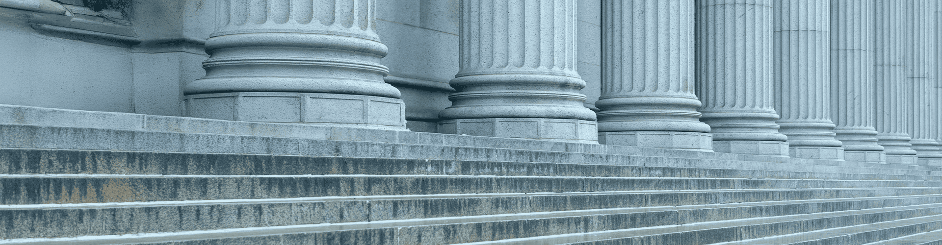 Marble steps and columns in front of a Washington, D.C. building
