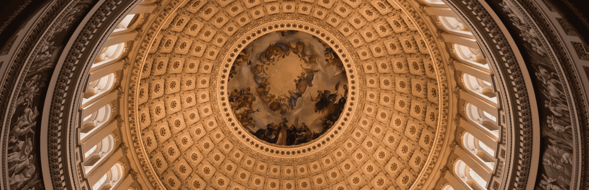 Interior view of the Capitol Dome.
